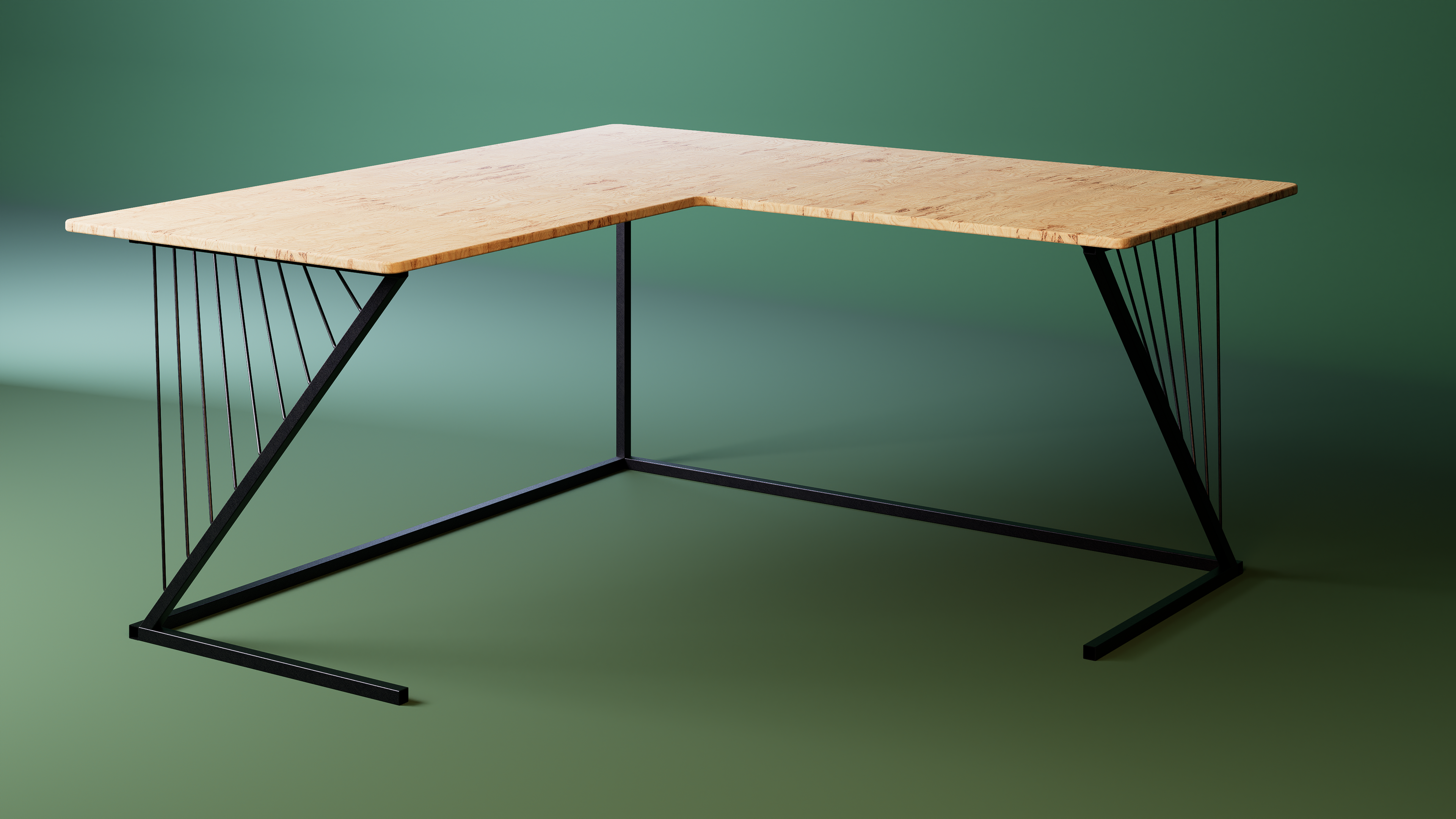 L-Shaped Table
